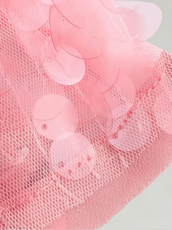 Mini Jurk met Halternek en Pailletten - Midi Dresses - Jurkjes.co