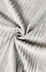 Mini Jurk met Hoog Gesloten Hals en Ribbelstructuur - Mini Dresses - Jurkjes.co