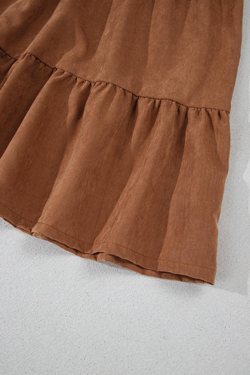 Mini Jurk met Kant en Gerimpeld Ontwerp - Mini Dresses - Jurkjes.co