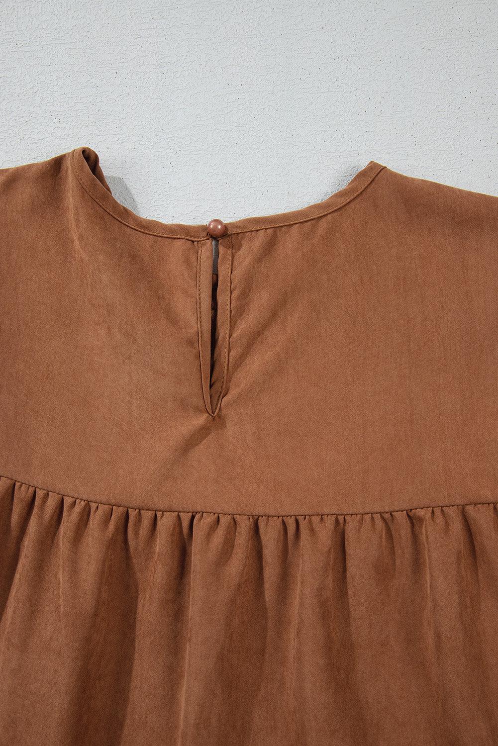 Mini Jurk met Kant en Gerimpeld Ontwerp - Mini Dresses - Jurkjes.co