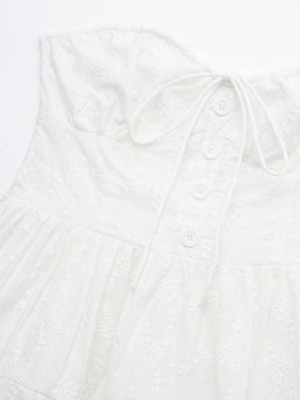 Mini Jurk met Kant en Rimpelzoom - Group13 - Jurkjes.co