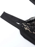 Mini Jurk met Kant en Rugloos Ontwerp - Mini Dresses - Jurkjes.co