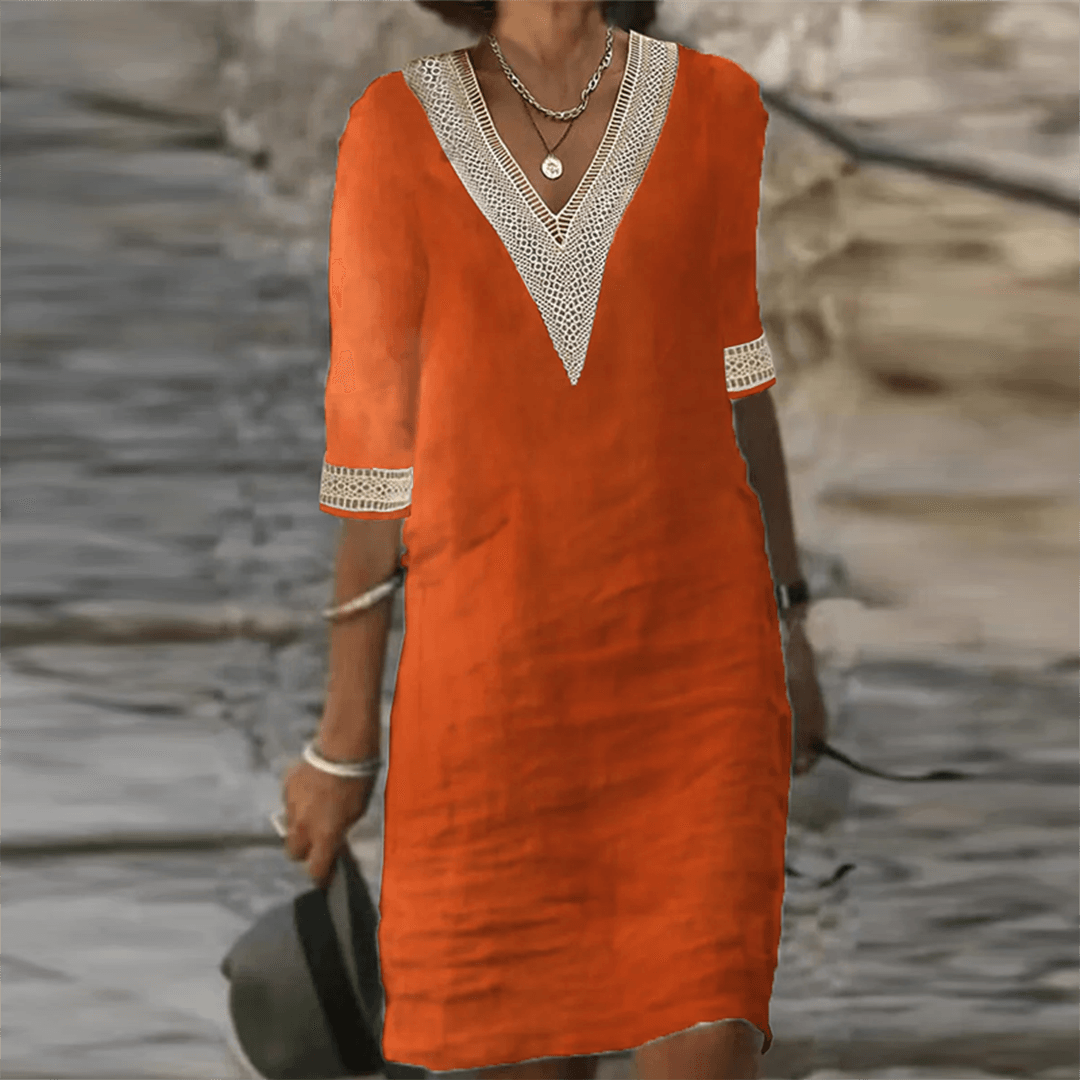 Mini Jurk met Kantdetails - Women Summer Dress - Jurkjes.co