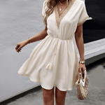 Mini Jurk met Kantdetails - Women Summer Dress - Jurkjes.co