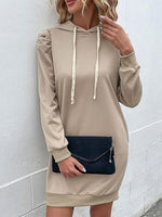 Mini Jurk met Kapmouwtjes en Effen Kleur - Group7 - Jurkjes.co