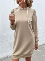 Mini Jurk met Kapmouwtjes en Effen Kleur - Group7 - Jurkjes.co