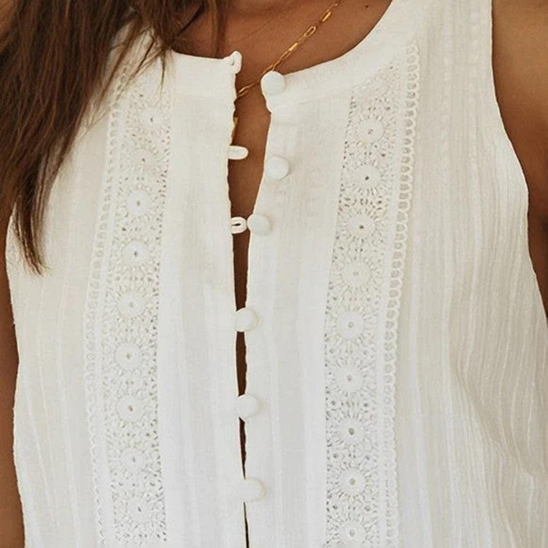 Mini Jurk met Knoopdecoratie - Dresses - Jurkjes.co