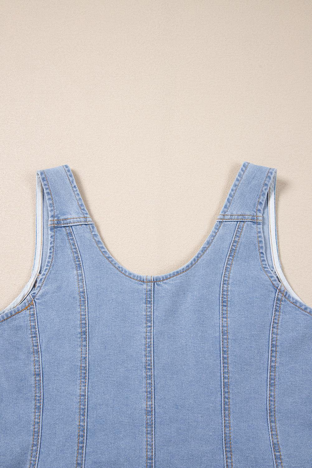 Mini Jurk met Knoopsluiting - Mini Dresses - Jurkjes.co