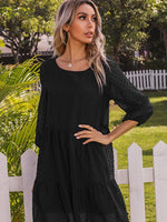 Mini Jurk met Luchtige Mouwen en Volant - Group4 - Jurkjes.co