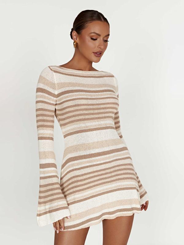 Mini Jurk met Luchtige Mouwen - Mini Dresses - Jurkjes.co