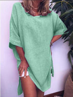 Mini Jurk met Luchtige Mouwen - Mini Dresses - Jurkjes.co