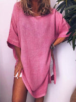 Mini Jurk met Luchtige Mouwen - Mini Dresses - Jurkjes.co