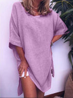 Mini Jurk met Luchtige Mouwen - Mini Dresses - Jurkjes.co