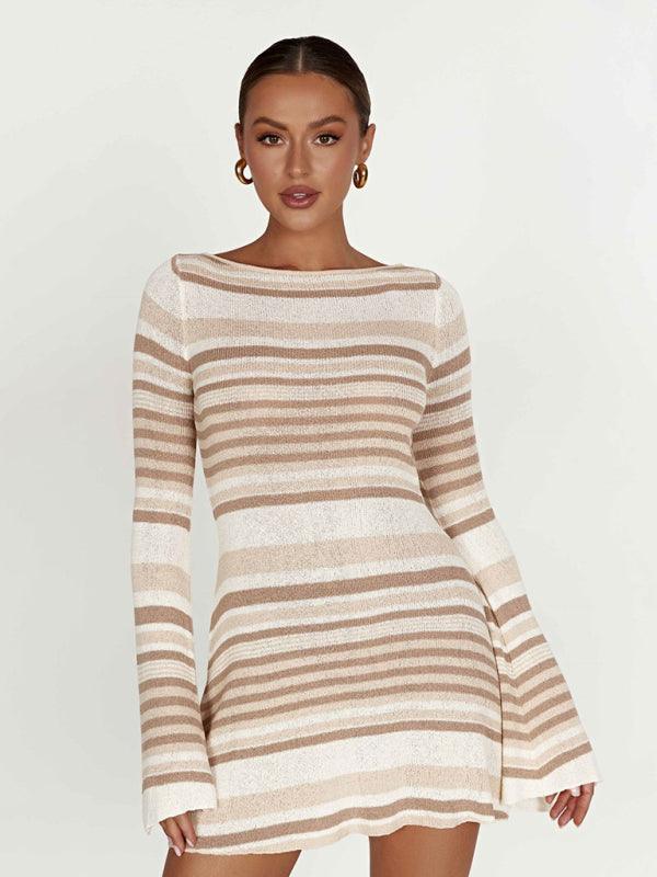 Mini Jurk met Luchtige Mouwen - Mini Dresses - Jurkjes.co