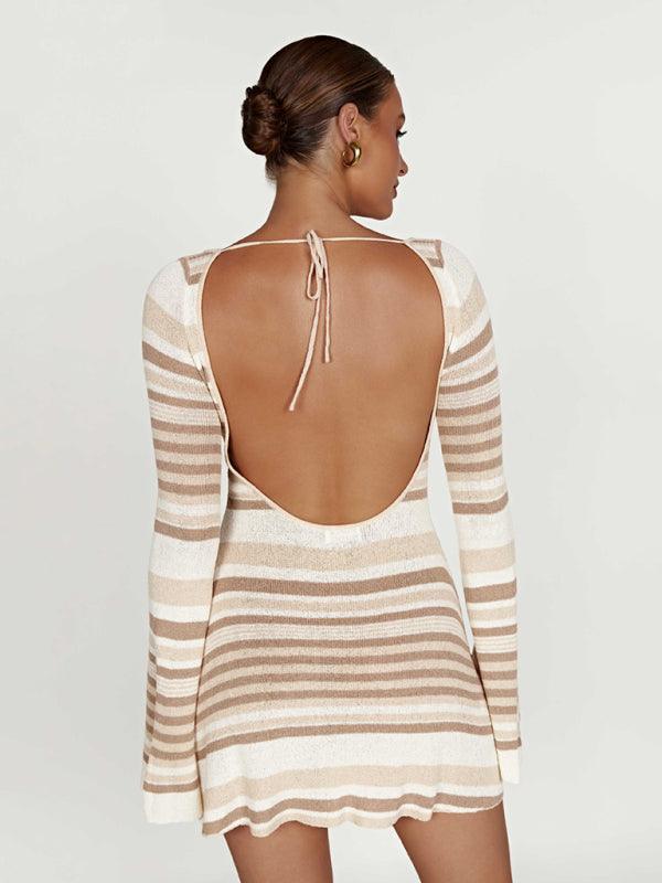 Mini Jurk met Luchtige Mouwen - Mini Dresses - Jurkjes.co
