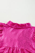 Mini Jurk met Luipaardprint en Kraag - Mini Dresses - Jurkjes.co