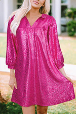 Mini Jurk met Luipaardprint en Kraag - Mini Dresses - Jurkjes.co