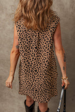 Mini Jurk met Luipaardprint - Mini Dresses - Jurkjes.co