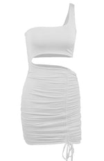 Mini Jurk met One-Shoulder en Cut-Out - Group4 - Jurkjes.co