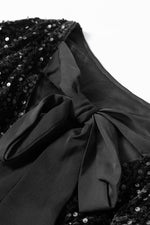 Mini Jurk met Pailletten en Open Rug - Mini Dresses - Jurkjes.co