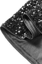 Mini Jurk met Pailletten en Open Rug - Mini Dresses - Jurkjes.co