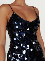 Mini Jurk met Pailletten en Spaghetti Bandjes - Group10 - Jurkjes.co