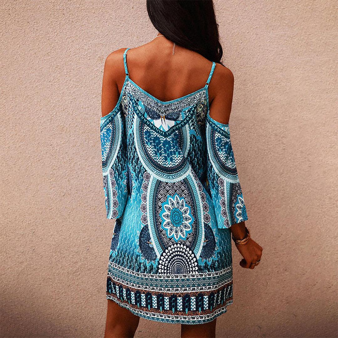 Mini Jurk met Paisley Print - Dresses - Jurkjes.co