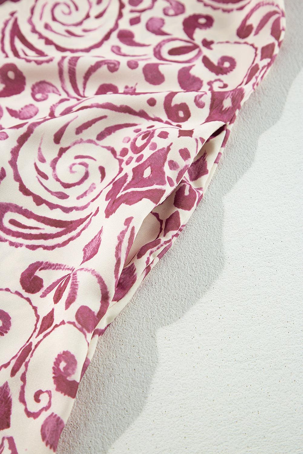 Mini Jurk met Paisley Print - Mini Dresses - Jurkjes.co