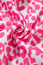Mini Jurk met Panterprint en Lange Mouw - Mini Dresses - Jurkjes.co