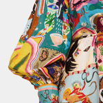 Mini-jurk met Patchwork en Ruches - Women Summer Dress - Jurkjes.co