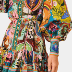 Mini-jurk met Patchwork en Ruches - Women Summer Dress - Jurkjes.co