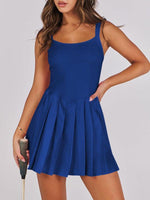 Mini Jurk met Plooirok en Hoge Taille - Sports Dress - Jurkjes.co