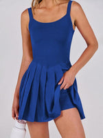 Mini Jurk met Plooirok en Hoge Taille - Sports Dress - Jurkjes.co