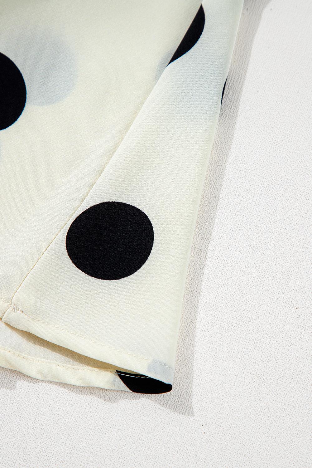 Mini Jurk met Polka Dot Print - Mini Dresses - Jurkjes.co