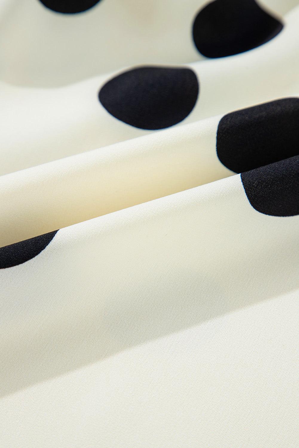 Mini Jurk met Polka Dot Print - Mini Dresses - Jurkjes.co