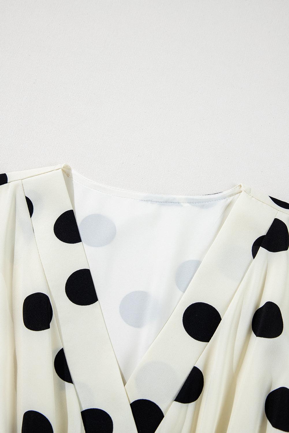 Mini Jurk met Polka Dot Print - Mini Dresses - Jurkjes.co