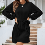 Mini Jurk met Ribstructuur - Women Summer Dress - Jurkjes.co