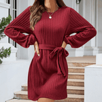 Mini Jurk met Ribstructuur - Women Summer Dress - Jurkjes.co