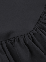 Mini Jurk met Rimpelbodice en Luchtige Mouwen - Group5 - Jurkjes.co