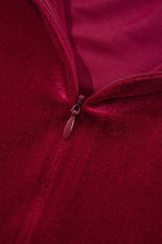 Mini Jurk met Ruches en Hoge Hals - Mini Dresses - Jurkjes.co