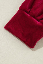 Mini Jurk met Ruches en Hoge Hals - Mini Dresses - Jurkjes.co