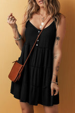 Mini Jurk met Ruches en Laagjes - Mini Dresses - Jurkjes.co