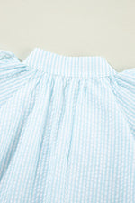 Mini Jurk met Ruches en Pofmouwen - Mini Dresses - Jurkjes.co