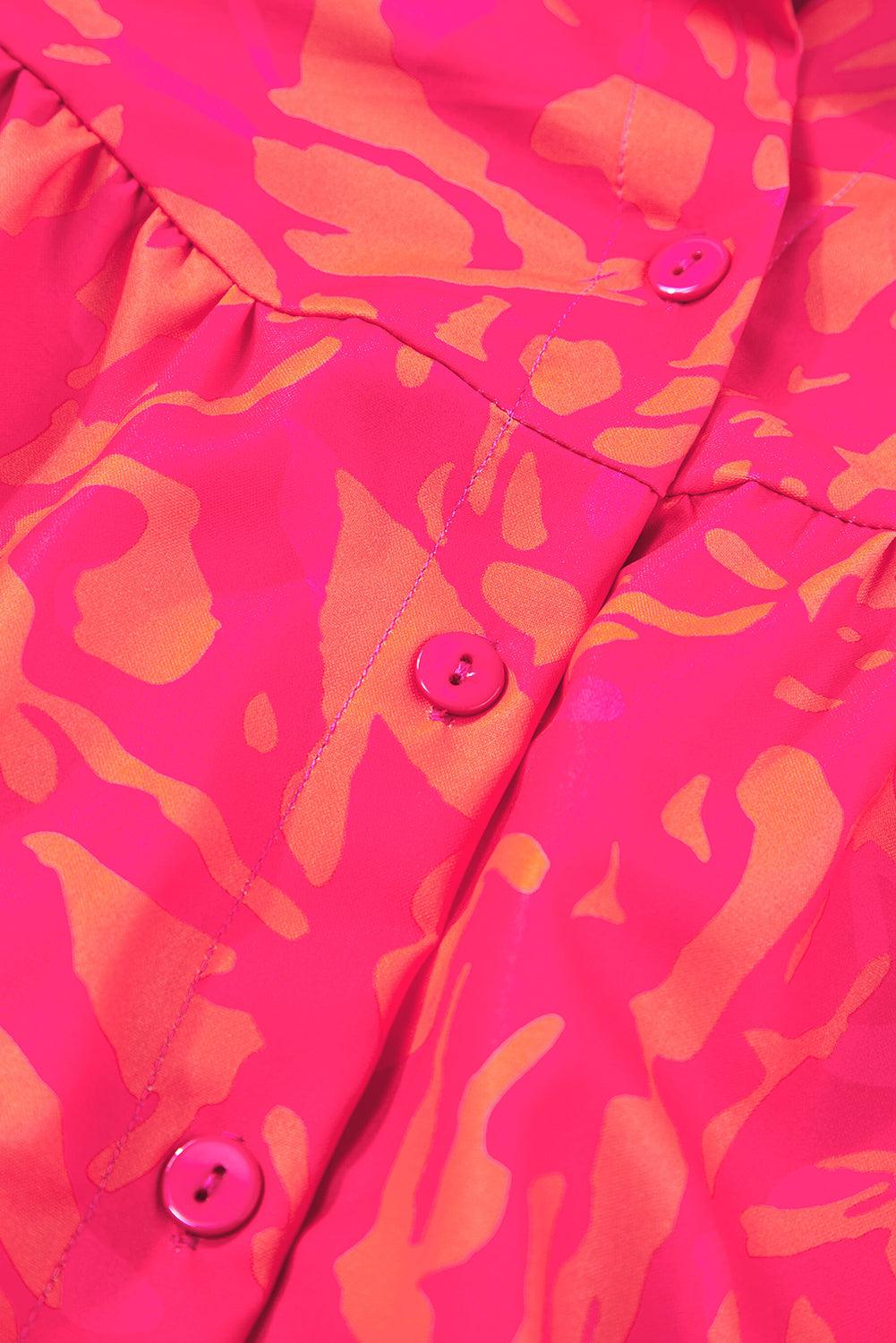 Mini Jurk met Ruches en Pofmouwen - Mini Dresses - Jurkjes.co