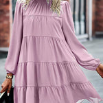 Mini-jurk met Ruches en Trapsgewijze Snit - Dresses - Jurkjes.co