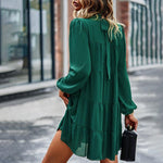 Mini-jurk met Ruches en Trapsgewijze Snit - Dresses - Jurkjes.co