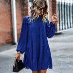 Mini-jurk met Ruches en Trapsgewijze Snit - Dresses - Jurkjes.co