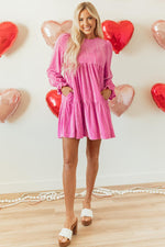 Mini Jurk met Ruffled Mouwen - Mini Dresses - Jurkjes.co