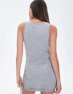 Mini Jurk met Slim Fit en Effen Kleur - Mini Dresses - Jurkjes.co