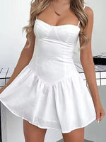 Mini Jurk met Spaghettibandjes - Group14 - Jurkjes.co